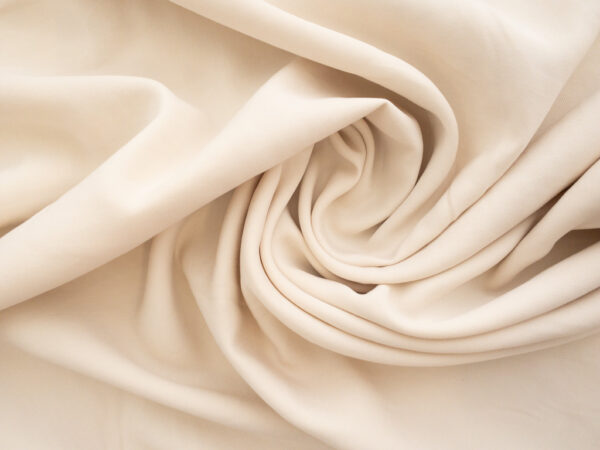 Sueded Modal/Polyester Twill - Off White