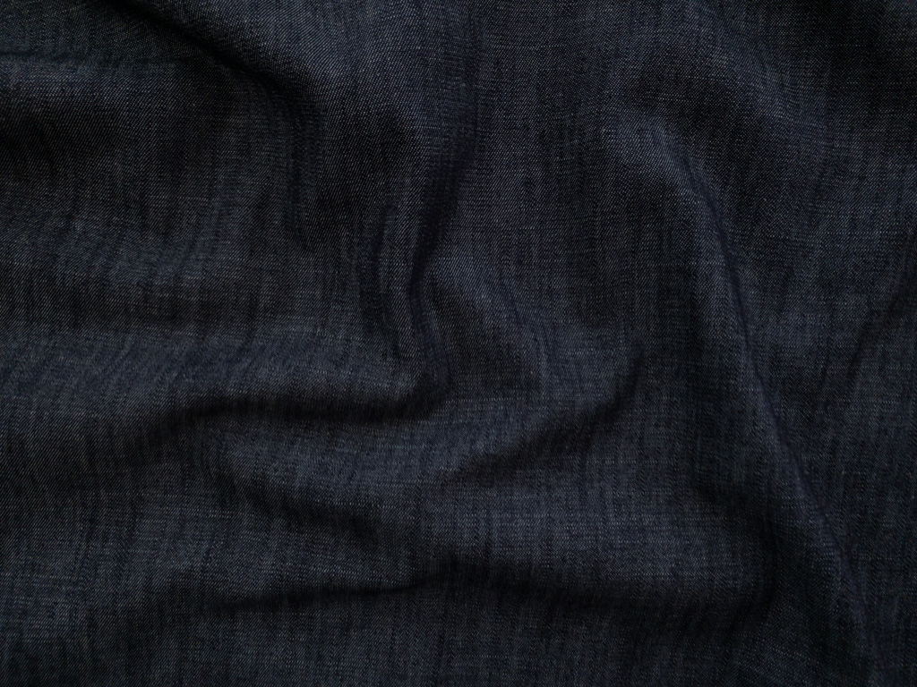 Organic Cotton Denim - Dark Wash - Stonemountain & Daughter Fabrics