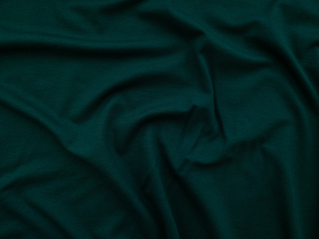 95% Viscose 5% Elastane Jersey - Pine Green