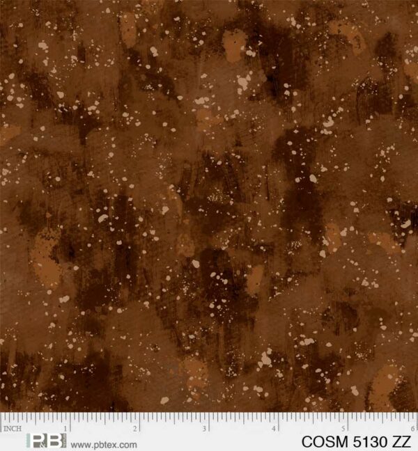 Quilting Cotton - Cosmos Brushy Blender - Brown