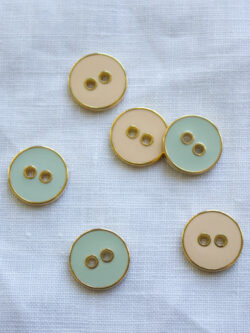 Wide-Rim Mother of Pearl Buttons - Stonemountain & Daughter Fabrics