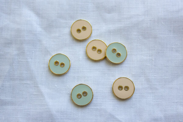 Atelier Brunette - Joy Enamel Button - 15mm