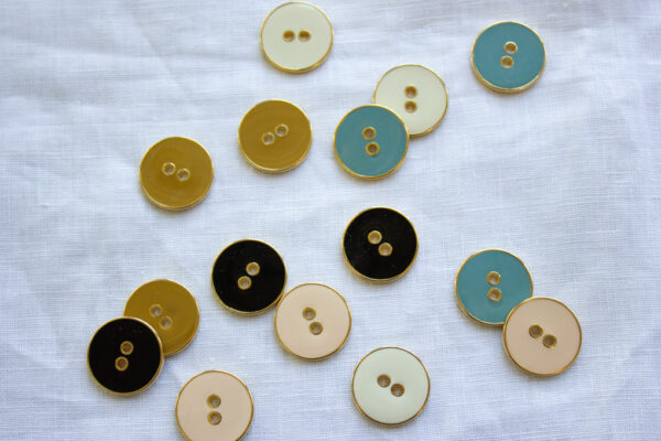 Atelier Brunette - Joy Enamel Button - 20mm