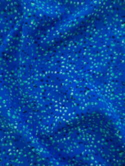 Rayon Poplin Print - Speckles - Blue