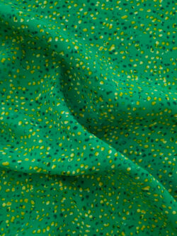 Rayon Poplin Print - Speckles - Green