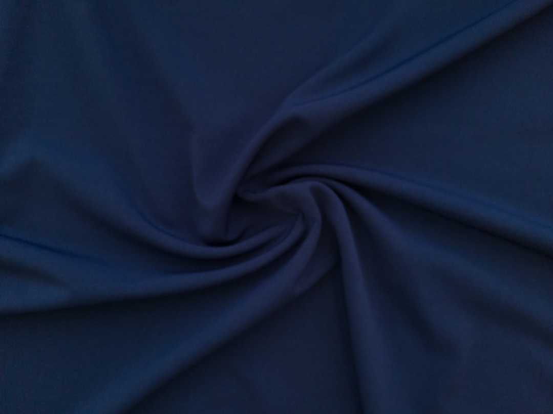 Polyester/Spandex Knit - Navy - Stonemountain & Daughter Fabrics