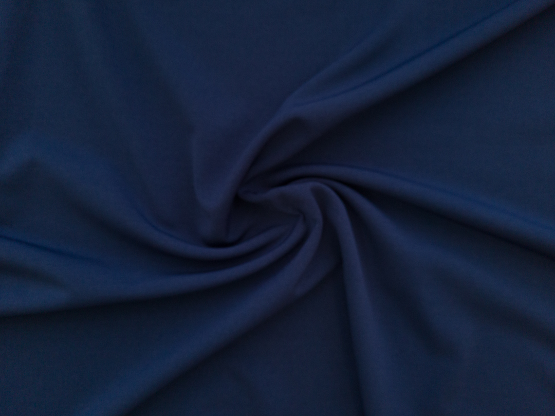 Yoga Cloth - Cotton/Spandex Knit - Navy - Stonemountain & Daughter Fabrics