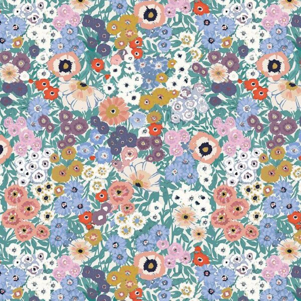 Quilting Cotton - And Sew It Goes - Norway Flowers - Multi