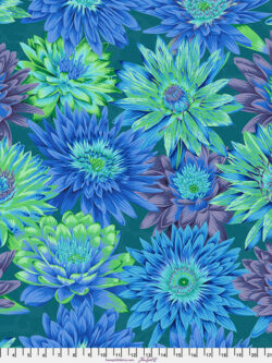 Quilting Cotton - Kaffe Fassett Collective - Tropical Water Lilies - Blue