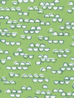 Cotton Flannel - Over the Moon - Clouds - Meadow