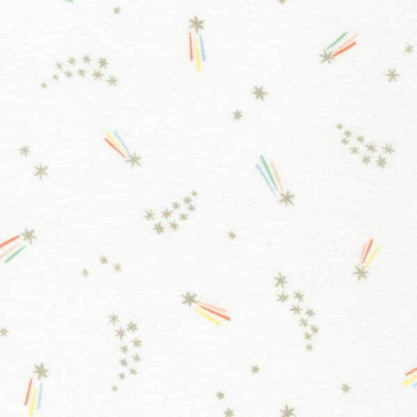 Cotton Flannel - Over the Moon - Shooting Stars - Pastel