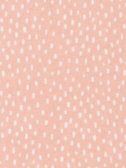 Cotton Flannel - Over the Moon - Spots - Pink Lemonade