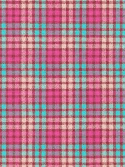 Mammoth Junior Plaid - Cotton Flannel - Azalea