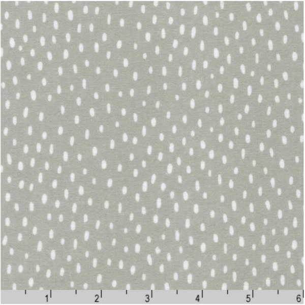 Cotton Flannel - Over the Moon - Spots - Fog