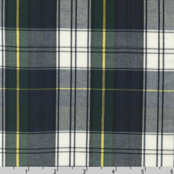 Yarn Dyed Cotton - House of Wales Plaids - Blue