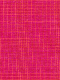 Premium Yarn Dyed Cotton - Grid Plaid - Magenta