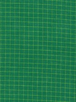 Premium Yarn Dyed Cotton - Mini Windowpane - Dark Green