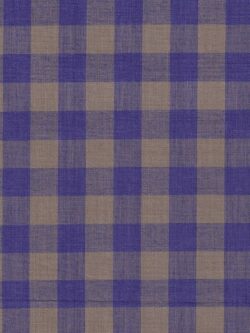 Premium Yarn Dyed Cotton - Gingham - Royal/Grey