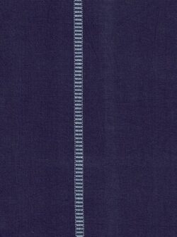 Premium Yarn Dyed Cotton - Dobby Railroad Stripe - Navy