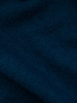 Denim Blue 100% Boiled Wool Fabric