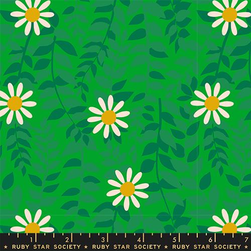 Quilting Cotton – Ruby Star Society – Flowerland - Bloom and Vine - Verdant