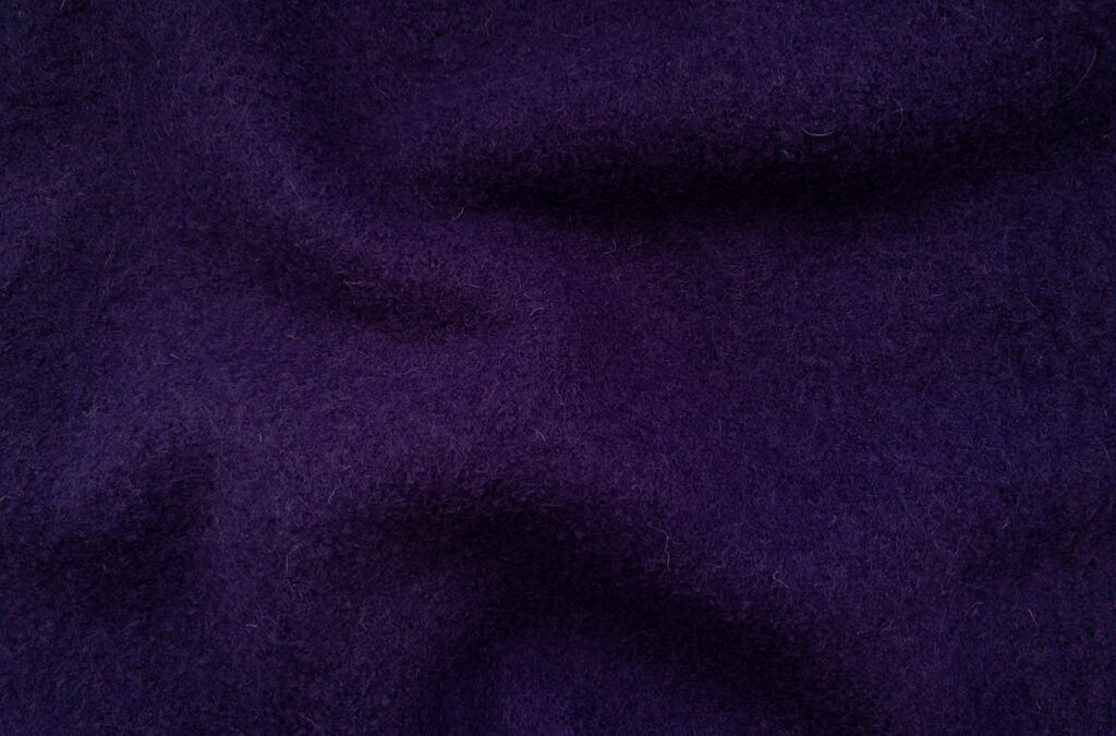 Lady McElroy – London Boiled Wool – Deep Purple