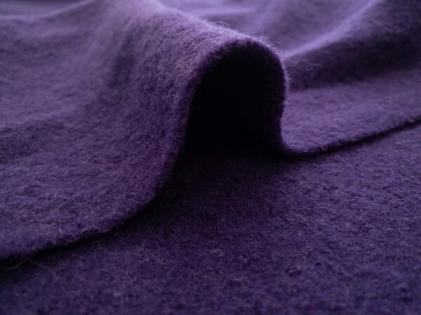 Lady McElroy - London Boiled Wool - Deep Purple