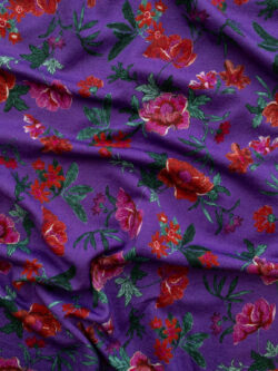 European Designer Deadstock – Viscose/Spandex Jersey – Majestic Floral