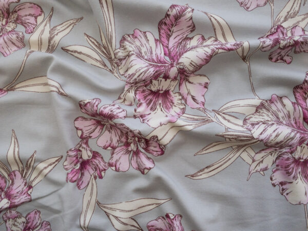 European Designer Deadstock - Cotton Jersey - Muted Floral