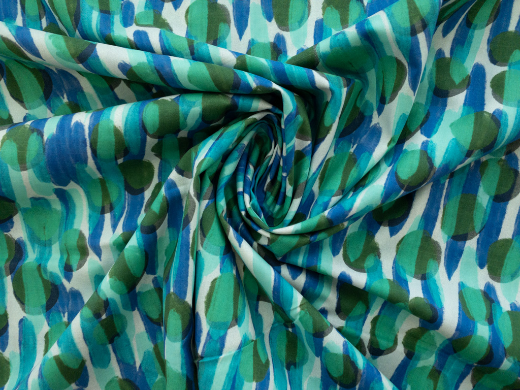 Lady McElroy – Cotton Lawn – Jade Baji - Stonemountain & Daughter Fabrics