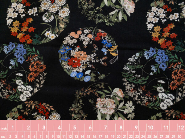 Lady McElroy - Chloe Linen/Viscose - Circle of the Ornamental Flowers