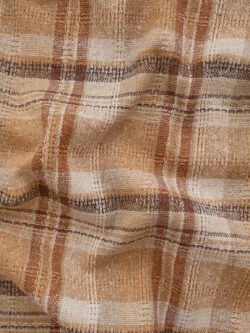 Lady McElroy - Hartshill Yarn Dyed Linen/Silk - Plaid - Honey