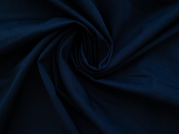 British Designer Deadstock - Cotton Twill - Navy