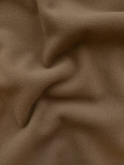 Designer Deadstock – Polyester/Spandex Faux Leather – Mocha - Stonemountain  & Daughter Fabrics