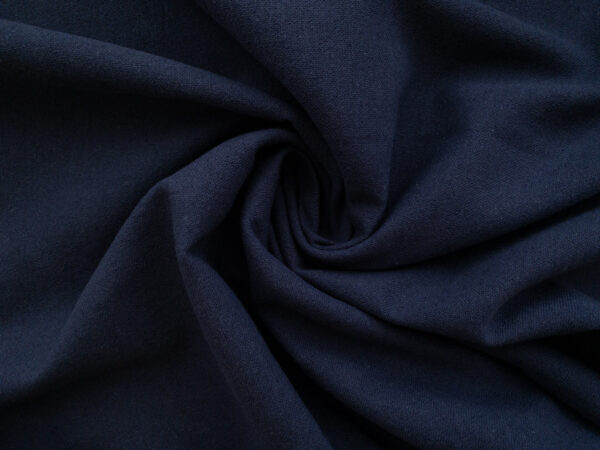 Lady McElroy - Monsal Textured Linen/Cotton - French Navy