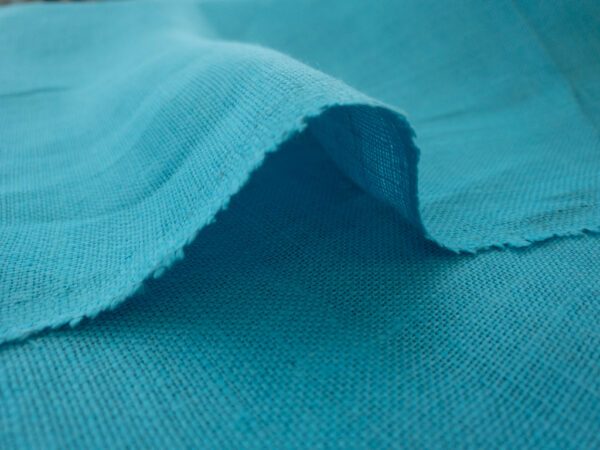 British Designer Deadstock -  Linen - Aqua