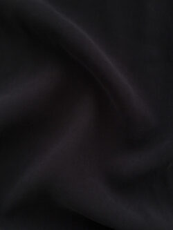 Sueded Modal/Polyester Twill - Black