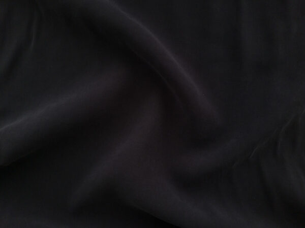 Sueded Modal/Polyester Twill - Black