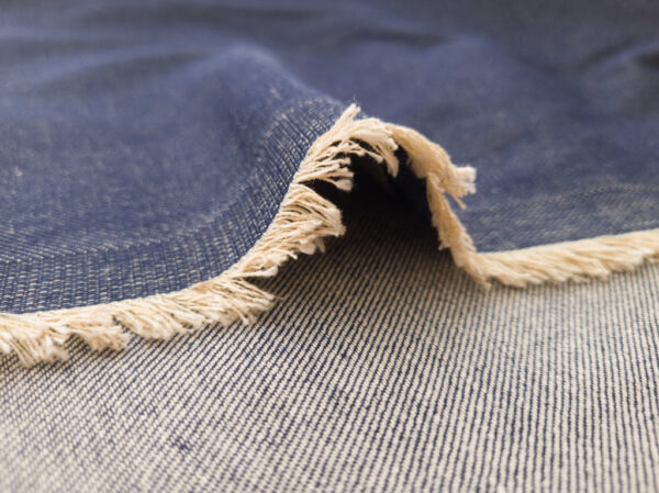 Organic Cotton Denim - 8.5 oz - Indigo Blue