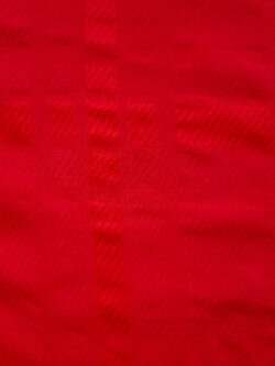 European Designer Deadstock - Silk Twill - Red