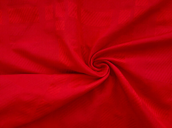 European Designer Deadstock - Silk Twill - Red