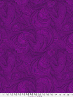 Quilting Cotton - BioGeo 3 - Plum Flip - Plum