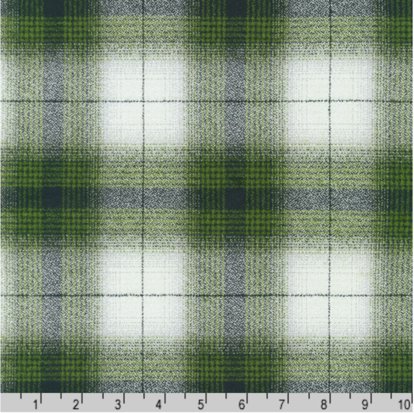 Mammoth Plaid - Cotton Flannel -  Forest