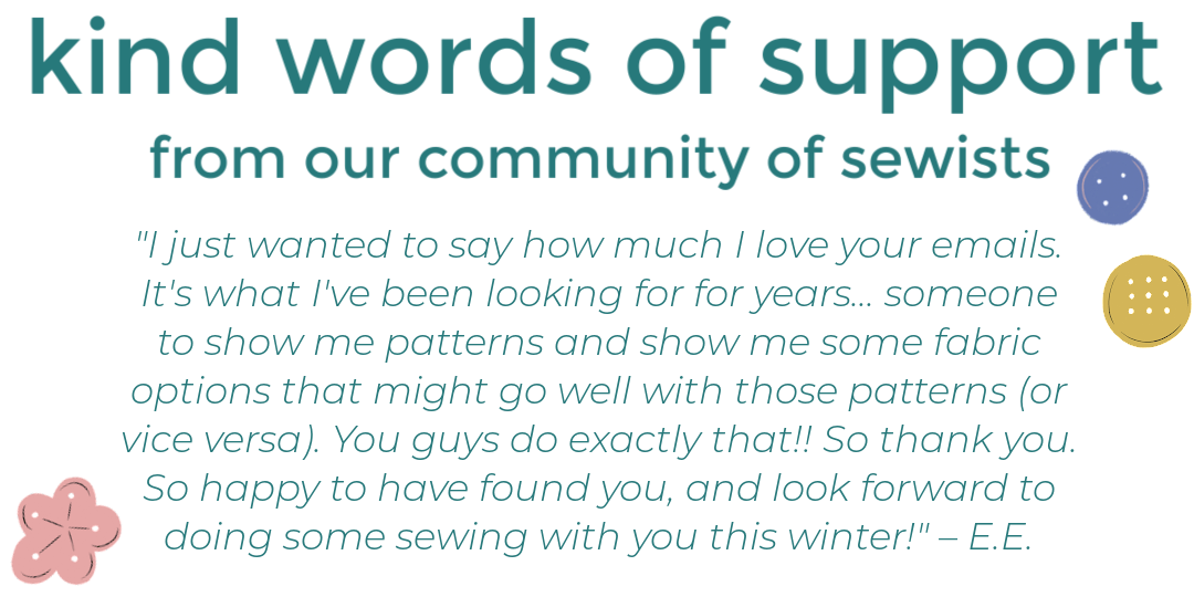 Word from sewist community