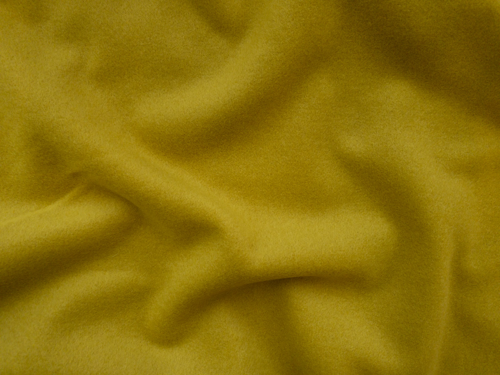 British Designer Deadstock – Wool/Cashmere Coating - Citron ...