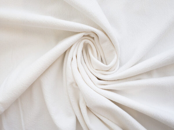 Crinkled Cotton Sheeting – White