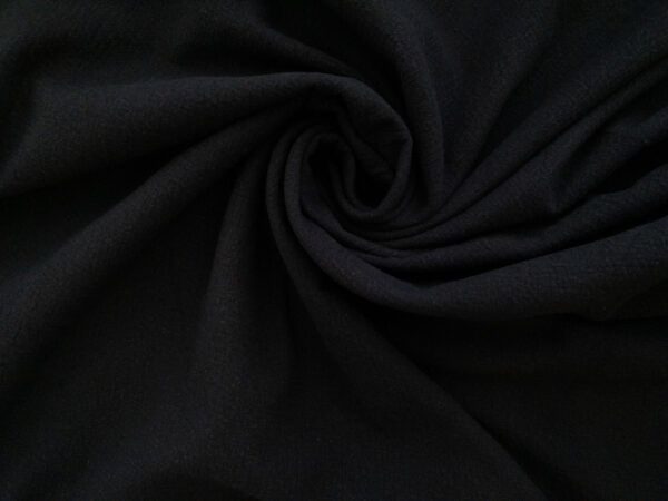 Crinkled Cotton Sheeting – Black