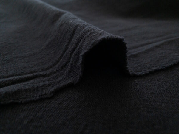 Crinkled Cotton Sheeting – Black