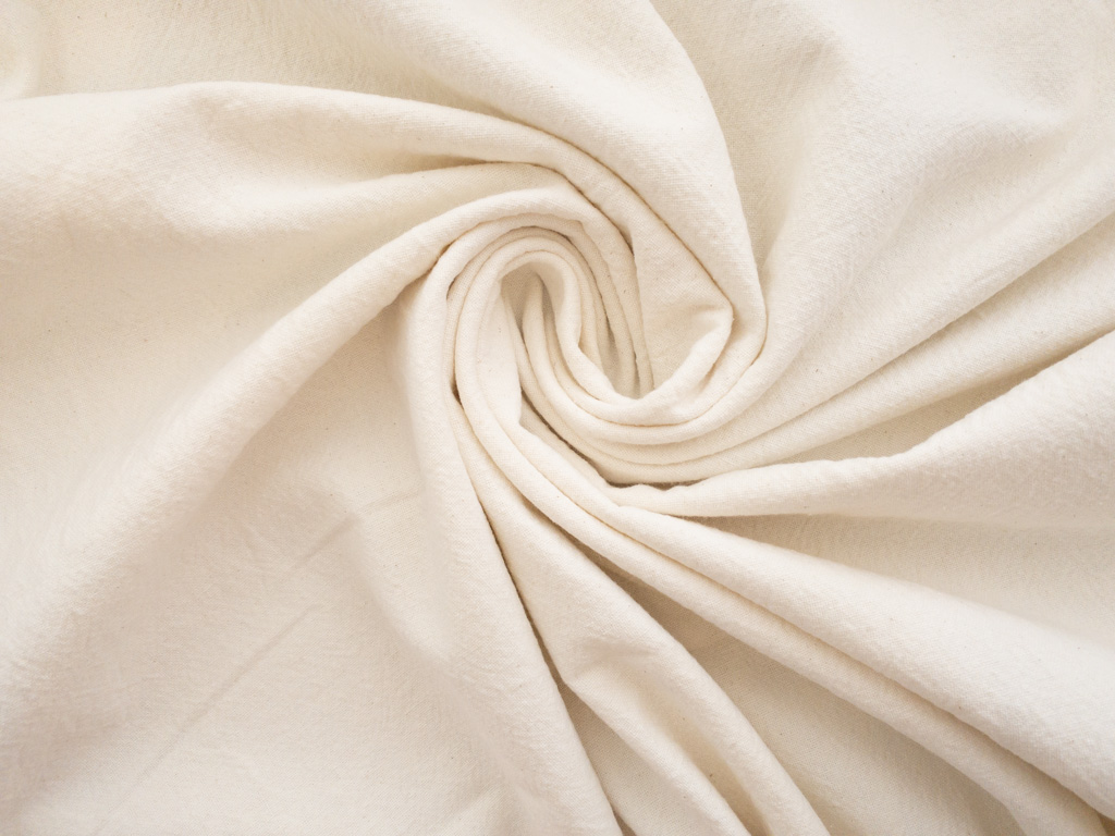 Crinkled Cotton Sheeting – Ivory - Stonemountain & Daughter Fabrics