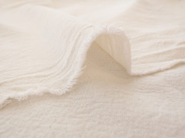 Crinkled Cotton Sheeting – Ivory